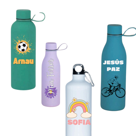 Botella de color personalizada